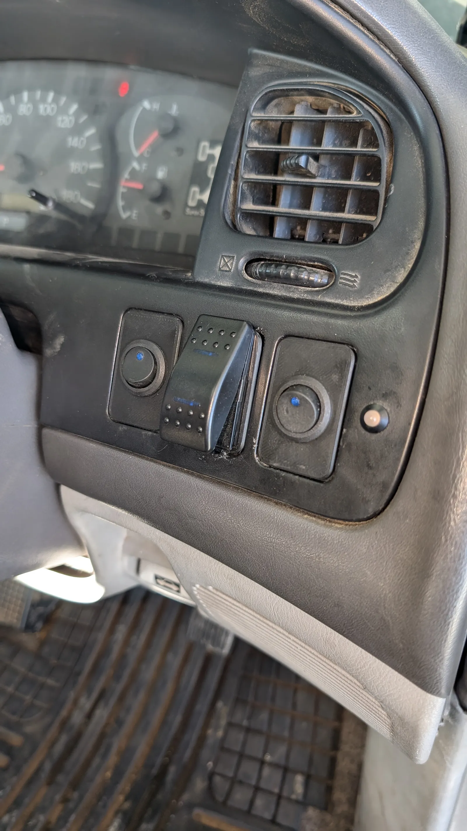 Delica L400 Dash Switch Panel Covers