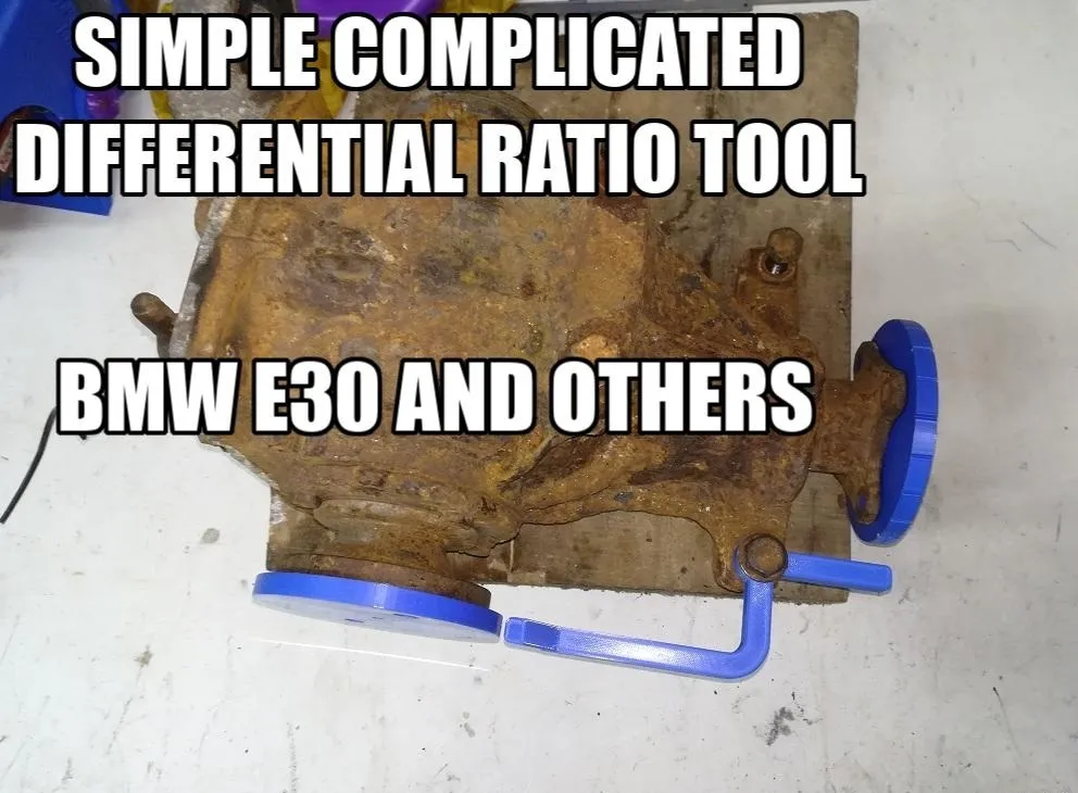 DIFFERENTIAL RATIO MEASUREMENT TOOL FOR BMW E30 AND OTHERS
