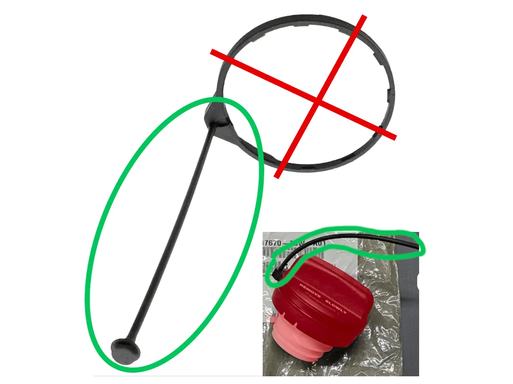 Honda / Acura Fuel Cap Tether