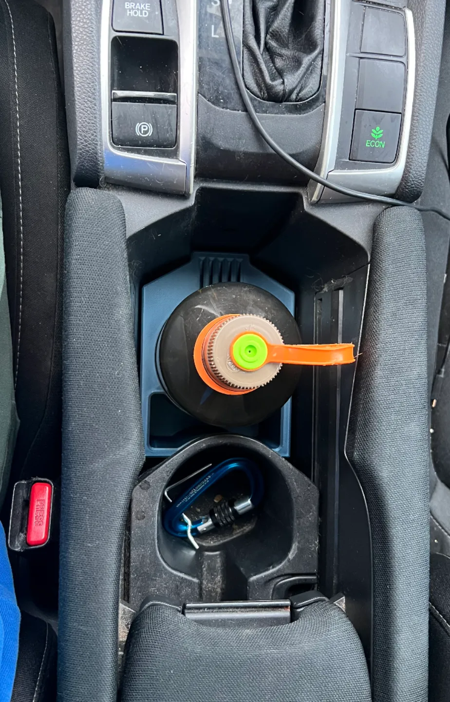 Honda Civic 10th gen Console Nalgene Insert