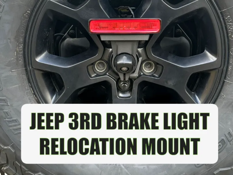 Jeep JL 3rd Brake Lite Relocation Mount