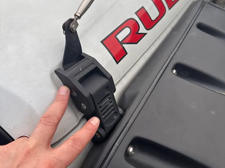 Jeep Wrangled hood latch