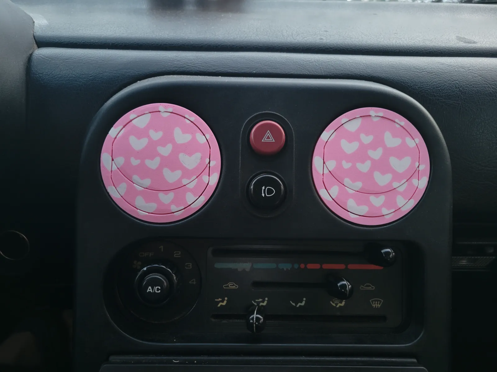 Miata Air Vents - Heart Pattern