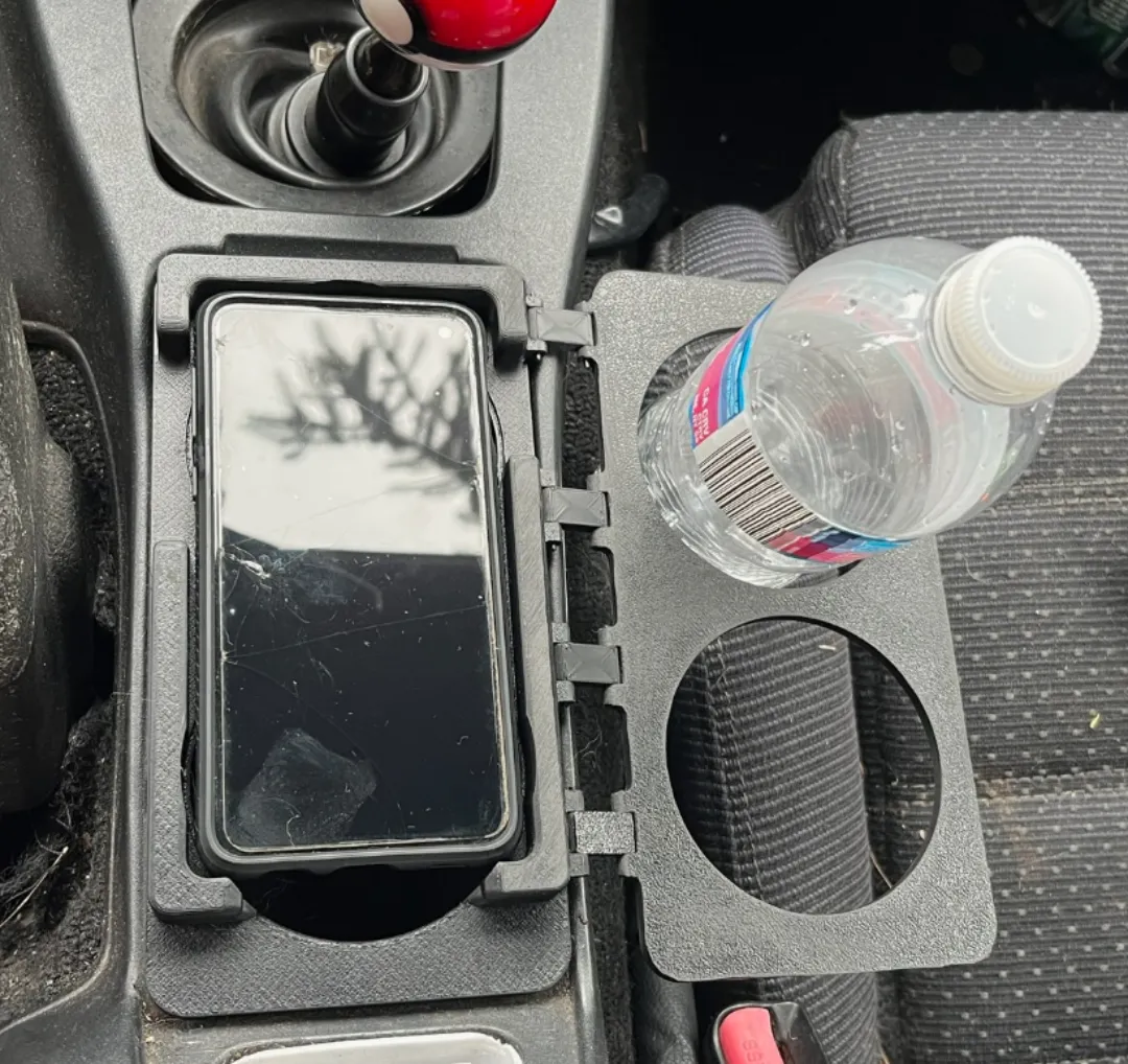 Miata Ash tray cup and phone holder