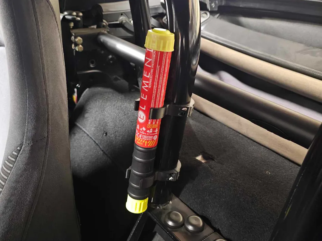 Roll bar 1.75 inch Element fire extinguisher mount