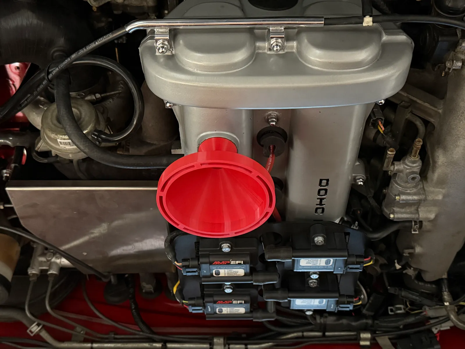 Miata oil filler funnel