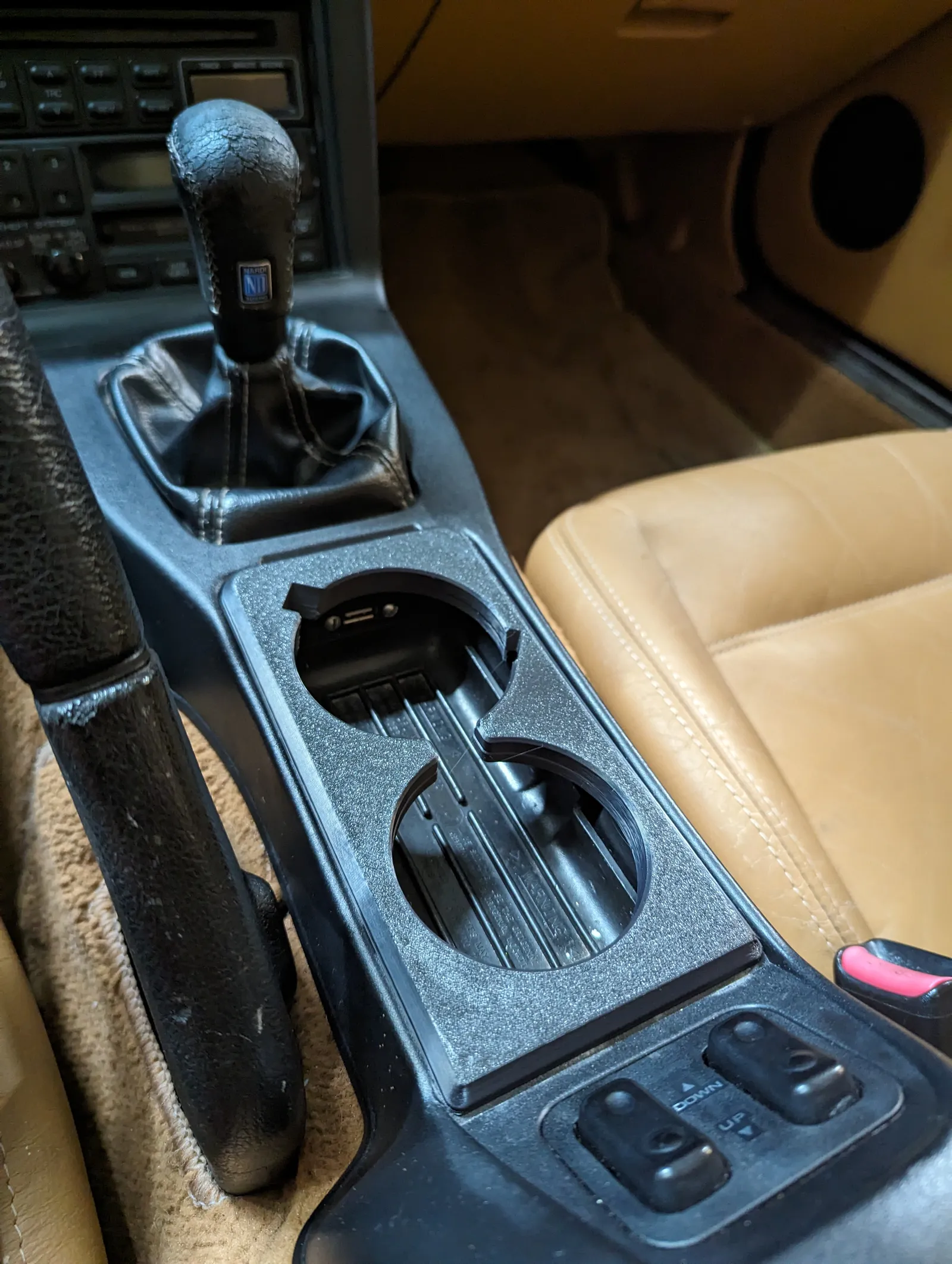 NA Miata cup holder with phone slot for Pixel 7 Pro