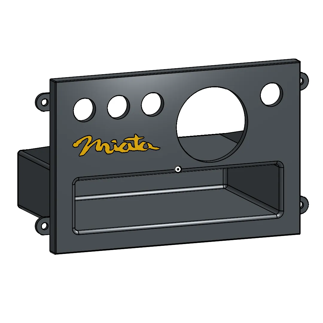 Miata NA Radio Plate