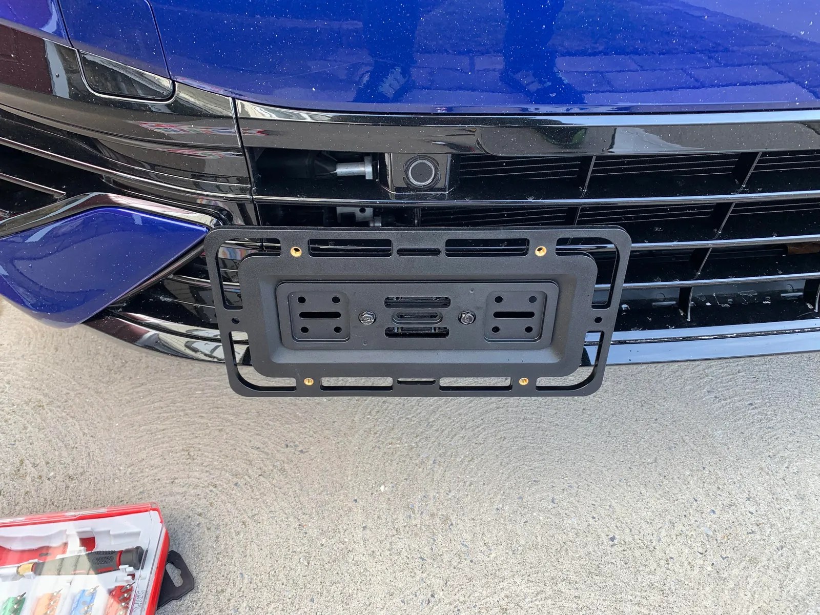 MK.8 Golf R - Front Grille License Plate Mount