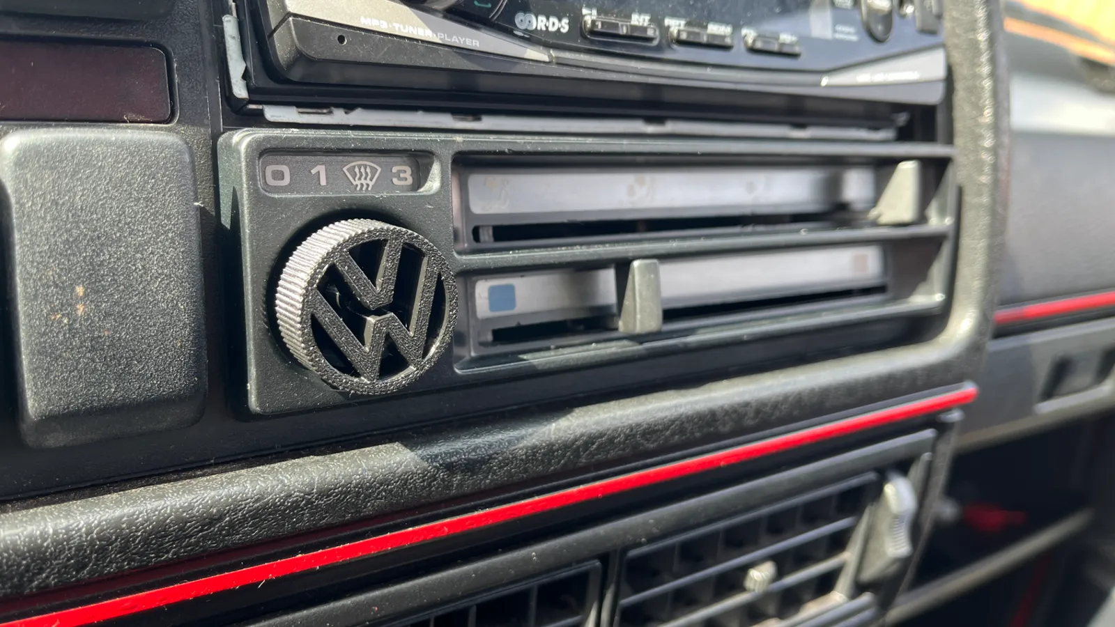 VW GOLF MK2 Fan knob