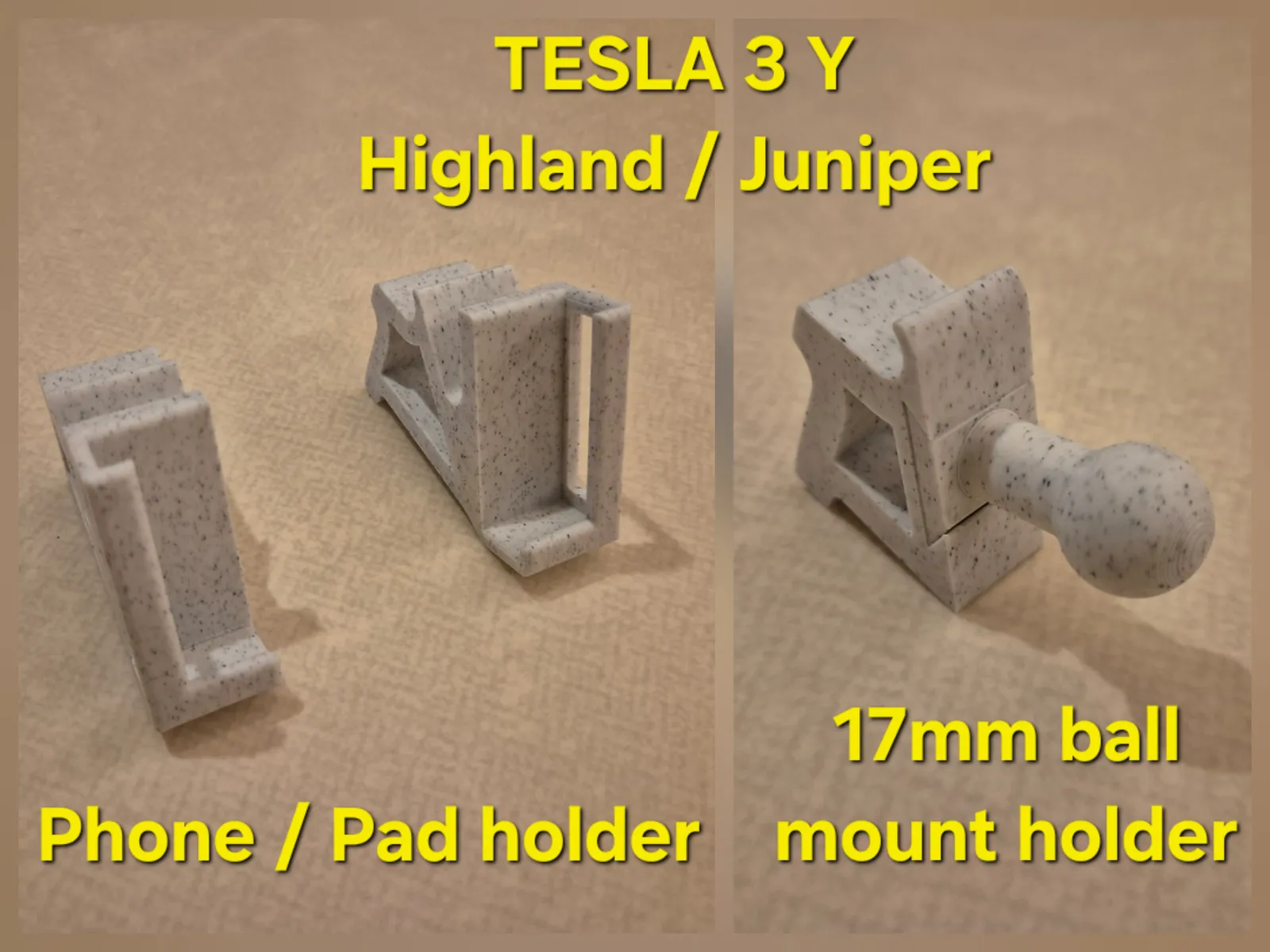 Tesla Model 3(Highland) /  Y(Juniper) Holder