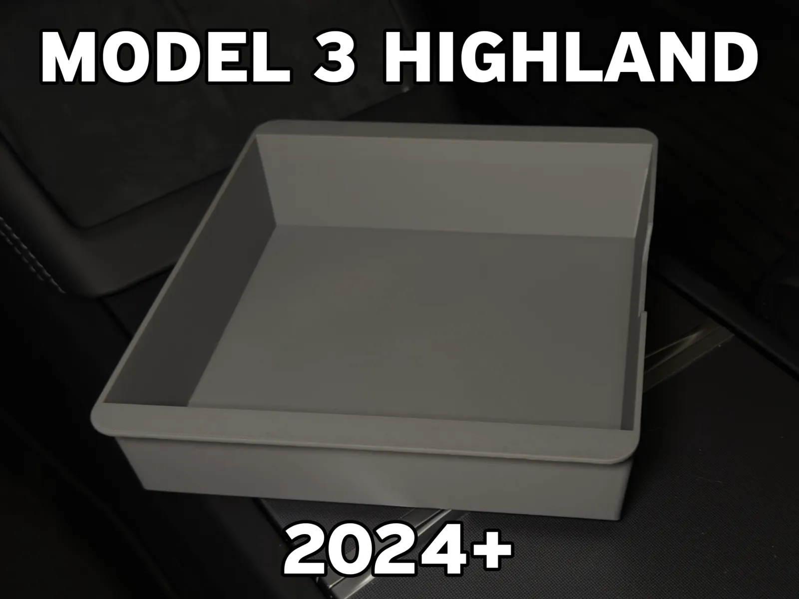 Tesla Model 3 / Model Y Center Console Tray 2025+