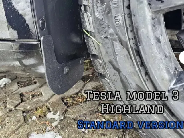 Tesla Model 3 Highland Mudguards Standard/Small