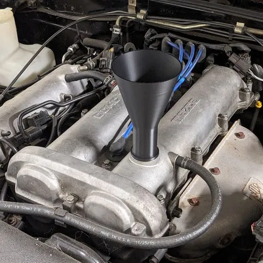 Mazda Miata NA Oil Funnel