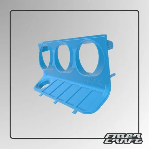 BMW E36 console gauge pod 3x52mm