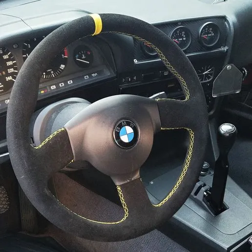 BMW M Cover 350mm Sport Aftermarket Steering Wheel E30 E36
