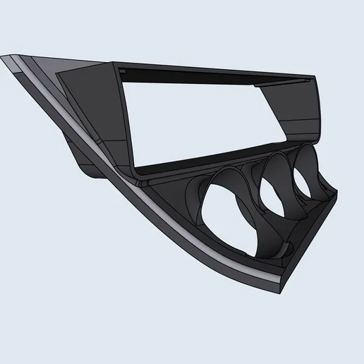 BMW E30 central console markers and climate control and flat model for customization