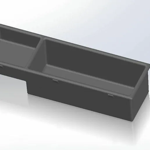 BMW E30 Center console filler double tray