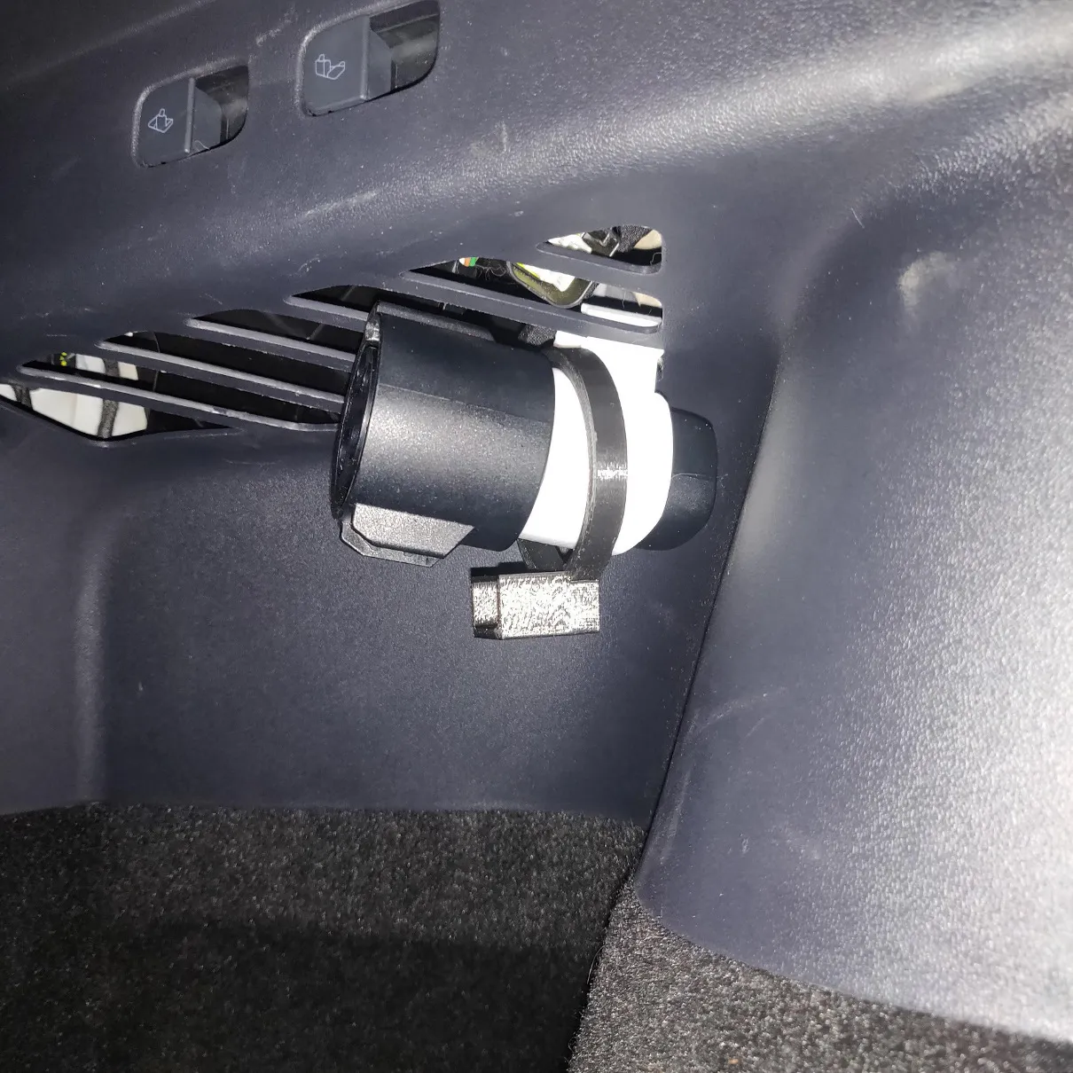 Tesla J1772 Adapter Trunk Holder 2020 Model Y