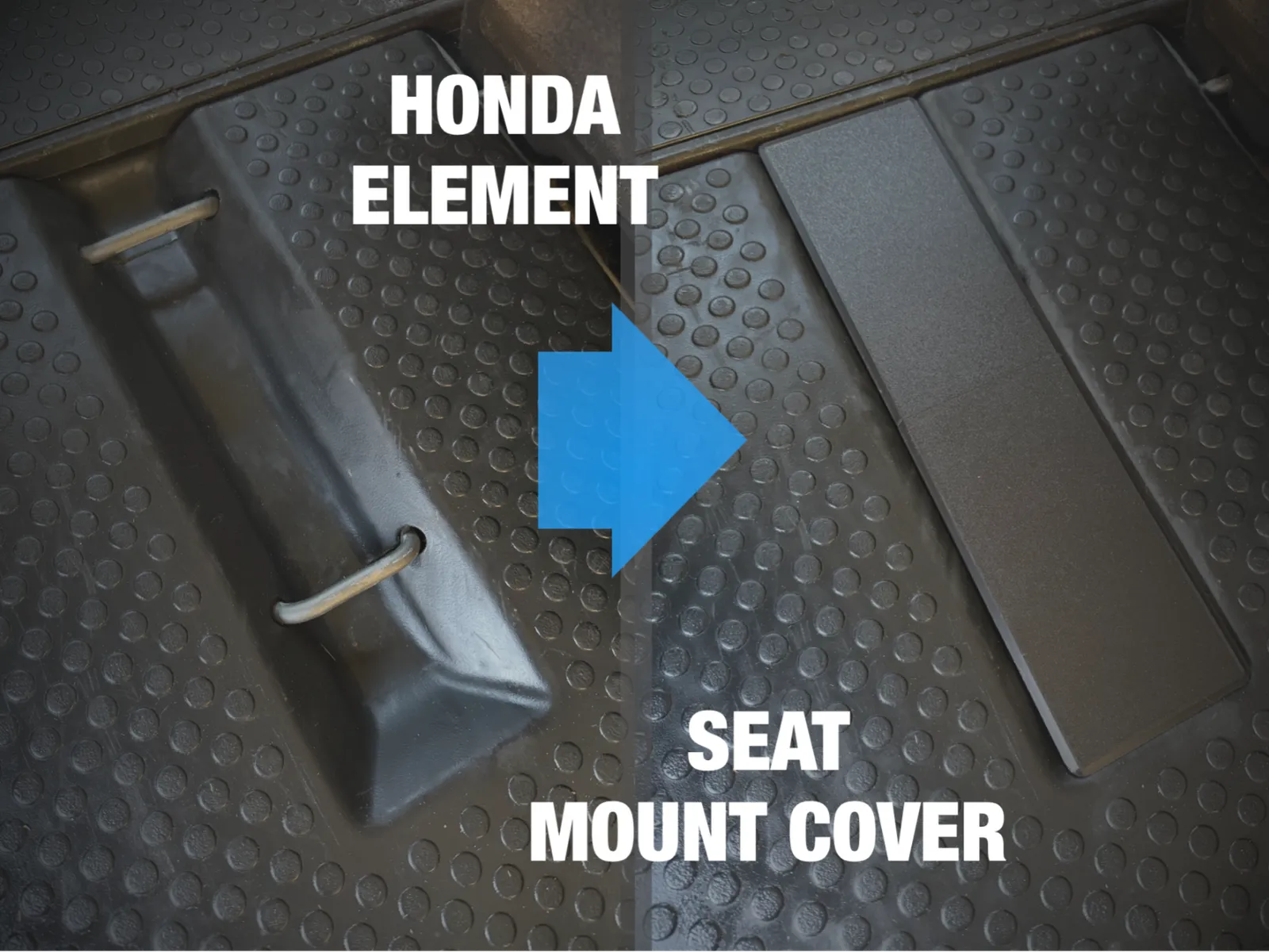Honda Element Rear Seat Floor Mount Cover